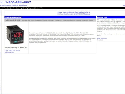 1998- Website launched