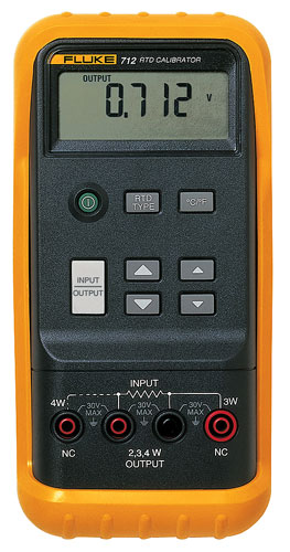 Fluke 712 RTD Temperature Calibrator | Thermocouple Calibrators ...