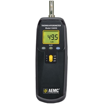 Model 485B  Thermo-Hygrometer is a versatile, compact, handheld