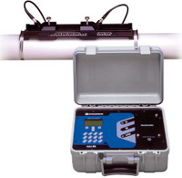 ultrasonic flow meter transit portable dynasonics series instrumart retired been