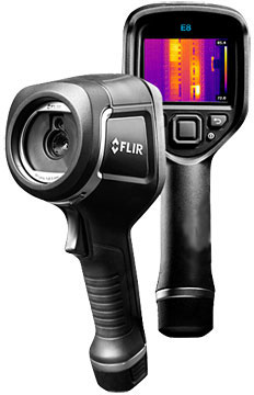 FLIR E8-XT Infrared Camera with Extended Temperature Range, 320 x 240px