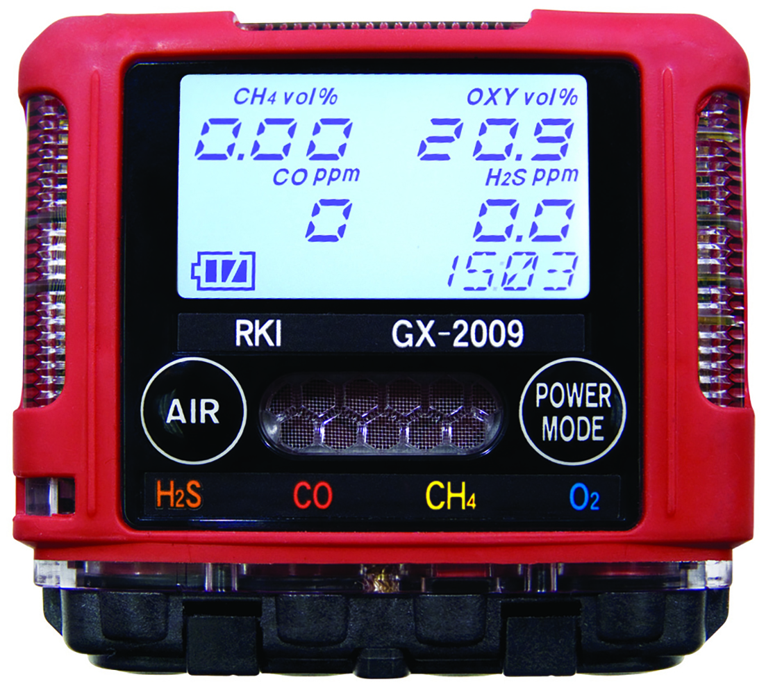 RKI Instruments GX 2009 MSHA Confined Space Monitor Gas