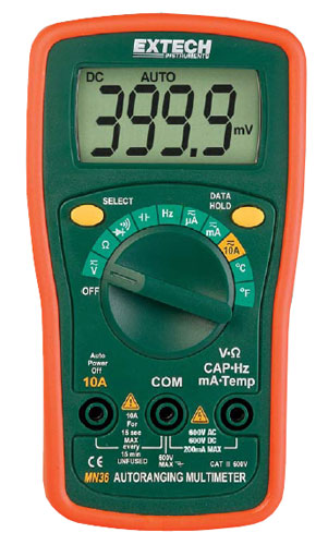 Extech MN35/36 Mini Digital Multimeters | Multimeters | Instrumart