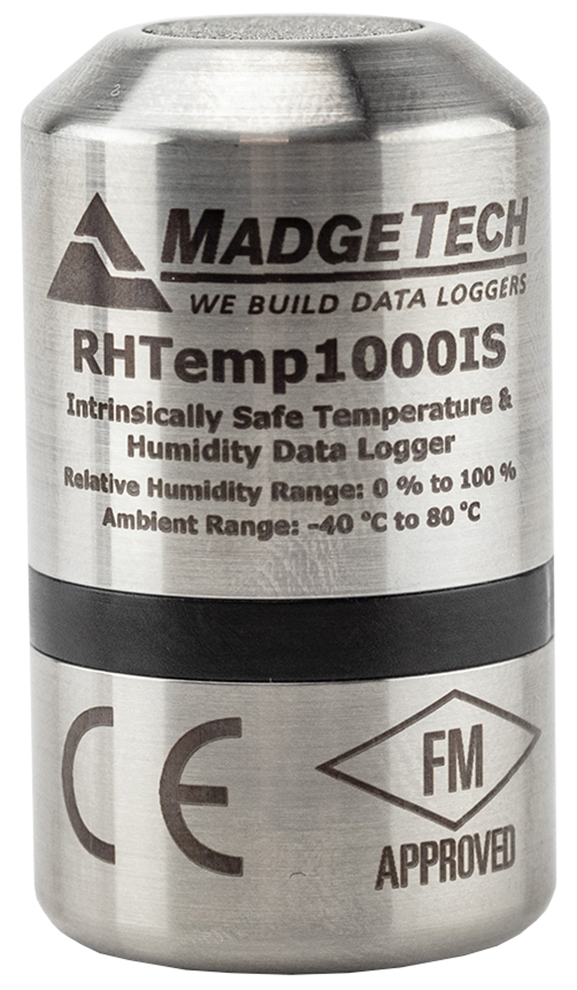 MadgeTech TEMP1000IS Temperature Data Logger - Intrinsically Safe Store