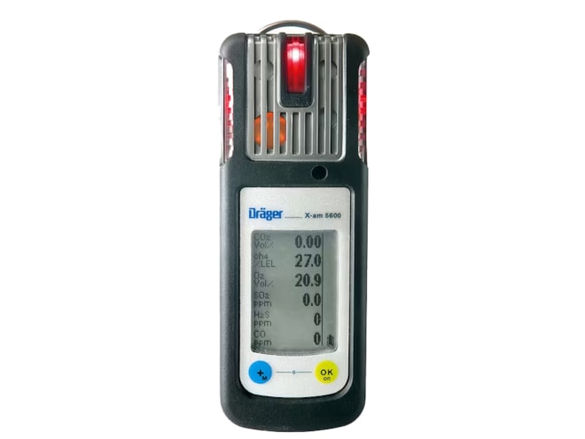 Draeger X-AM 5600 Personal Monitor and Multi-Gas Detection Device
